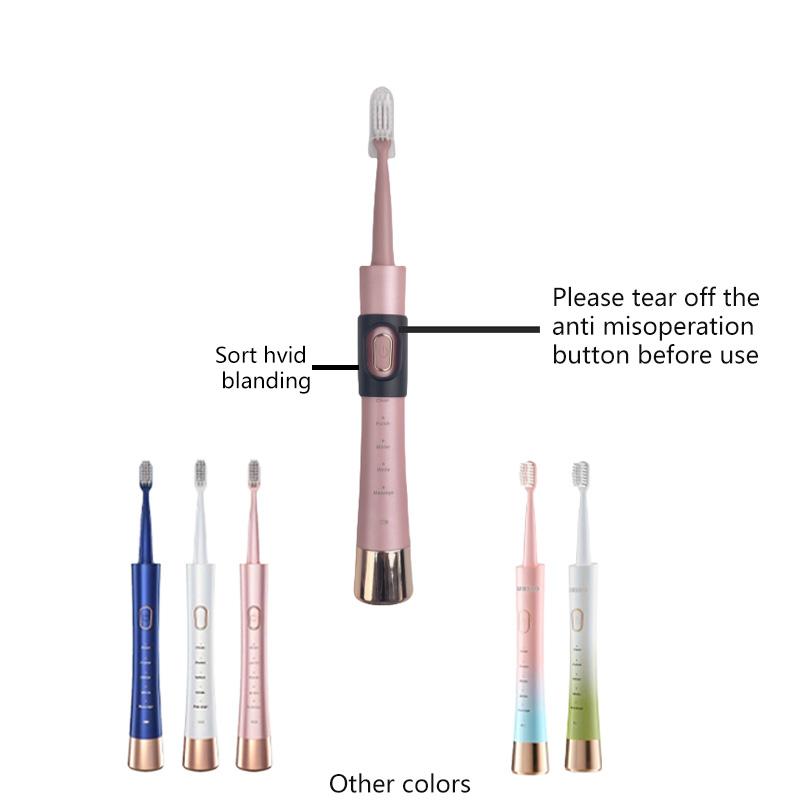 Electric USB Charging Toothbrush, Toothbrush Set, 3 Count Soft Bristles Toothbrushes & 12 Counts Brush Head & 3 Count Charging Cable, Intelligent Cleaning Toothbrushes, Gift #TOP PICKS - Image 4