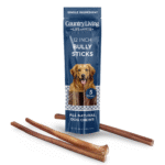 Country Living 12?? Bully Sticks for Dogs ?C Standard ?C 5 Count Bag ?C All-Natural, Single-Ingredient, Long-Lasting Dog Chews