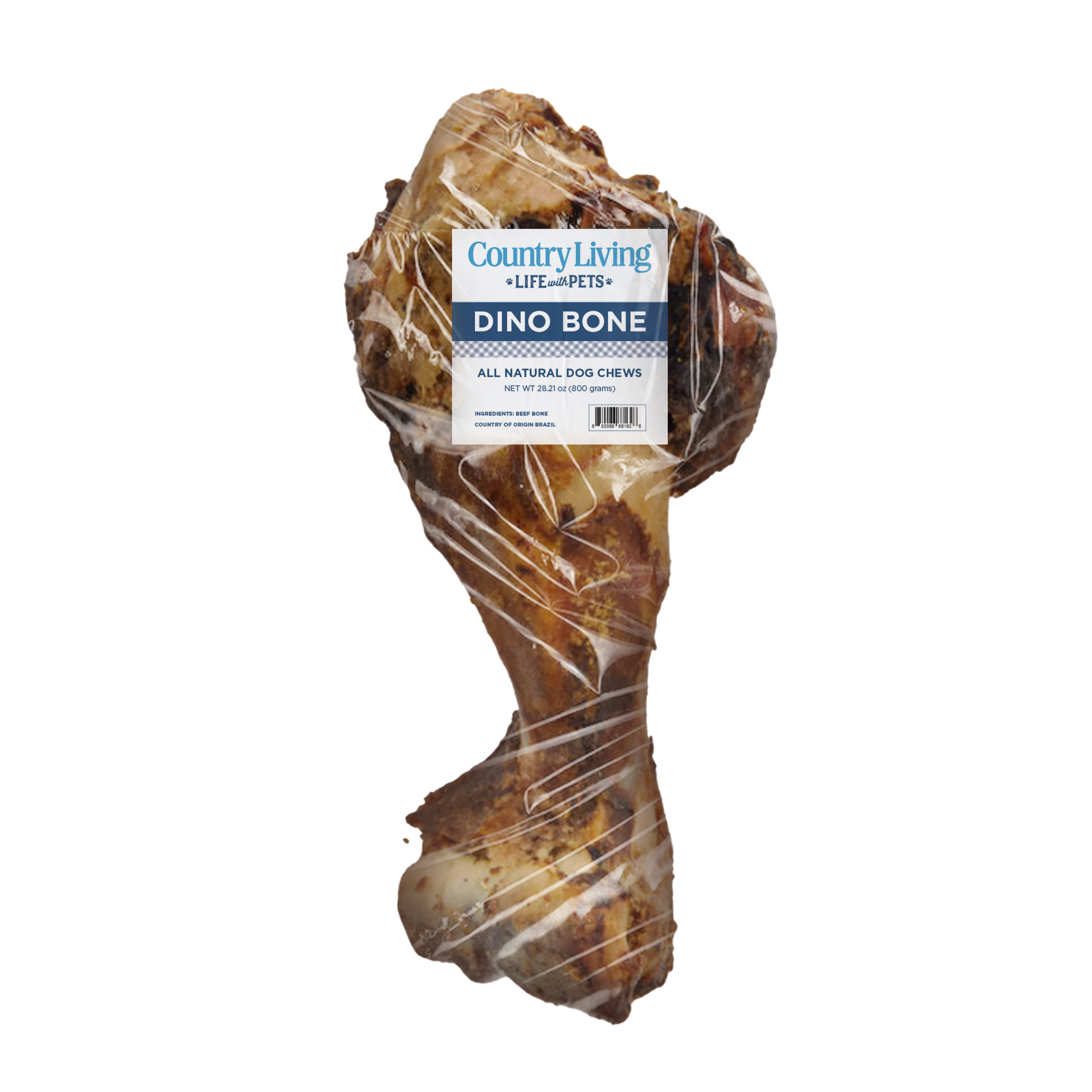 Dino Beef Bone ?C Roasted Natural Dog Chew for Power Chewers (12???C14??)