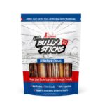 All-Natural Beef Bully Stick Dog Treats, High Protein & Long-Lasting Chews ?C 6-Inch Thick (3-Pack)